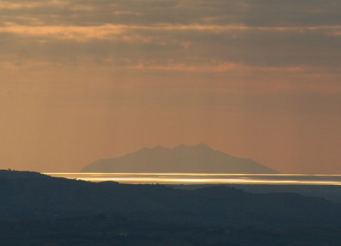 On a clear day you can see Corsica