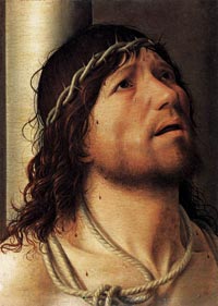 Antonello da Messina (1430–1479), Cristo alla colonna, 1475-1479, olio su tavola, 29,8×21 cm, Parigi, Musée du Louvre
