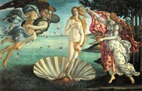 Sandro Botticelli , The Birth of Venus