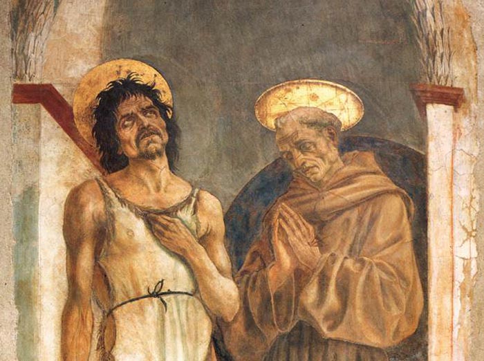 Domenico Veneziano, St John the Baptist and St Francis