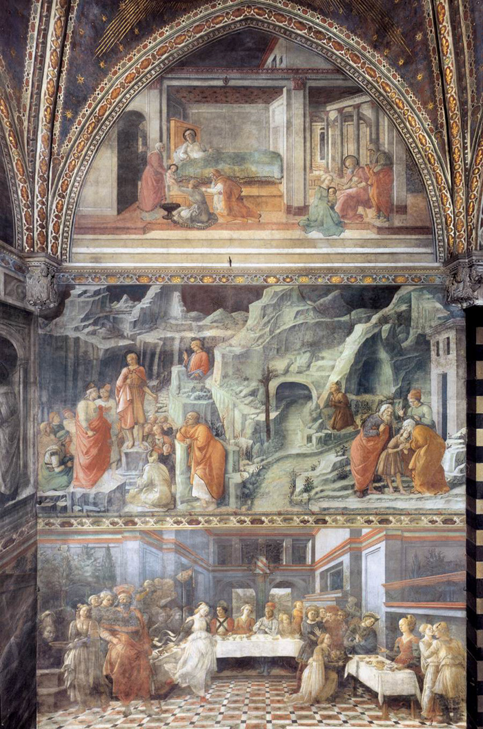 Fides, detail of Filippino Lippi's frescoes in the Strozzi Chapel