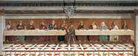 Domenice Ghirlandaio, Last Supper, 1476, fresco, Abbazia di San Michele Arcangelo a Passignano, Tavernelle Val di Pesa