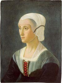 Portrait of Lucrezia Tornabuoni, attributed to Domenico Ghirlandaio