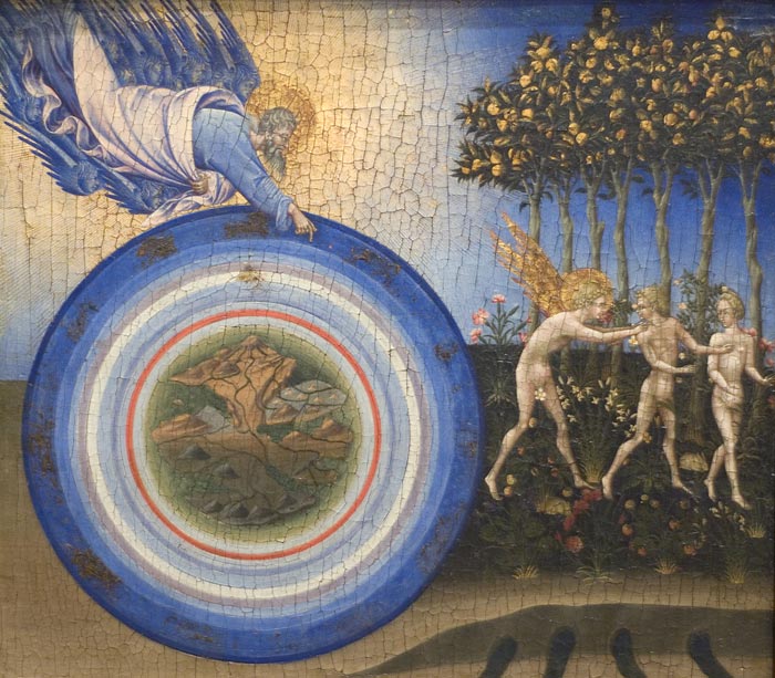 Giovanni di Paolo, The Creation and the Expulsion from the Paradise, c. 1445, tempera and gold on wood, 46, 4 x 52,1 cm, Metropolitan Museum of Art, New York