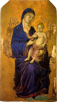 Madonna delle Grazie, Duccio di Buoninsegna, Massa Marittima, Duomo 