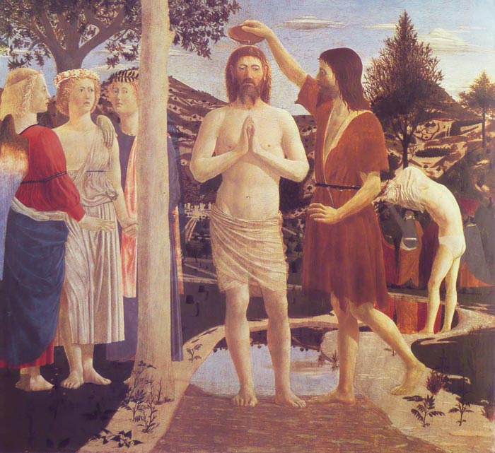 Piero della Francesca | Baptism of Christ (1460)