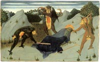 Sassetta, Saint Antony Beaten by the Devils