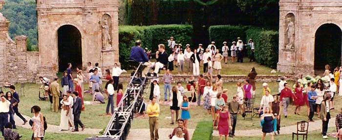 Stealing Beauty, the set in Villa Geggiano