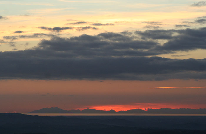 On a clear day you can see Corsica